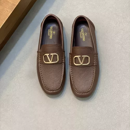 Replica Valentino Leather Shoes For Men #1329565 $115.00 USD for Wholesale