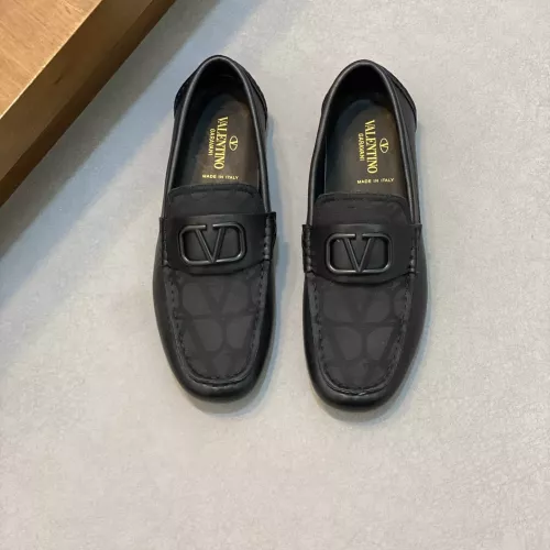 Replica Valentino Leather Shoes For Men #1329569 $115.00 USD for Wholesale