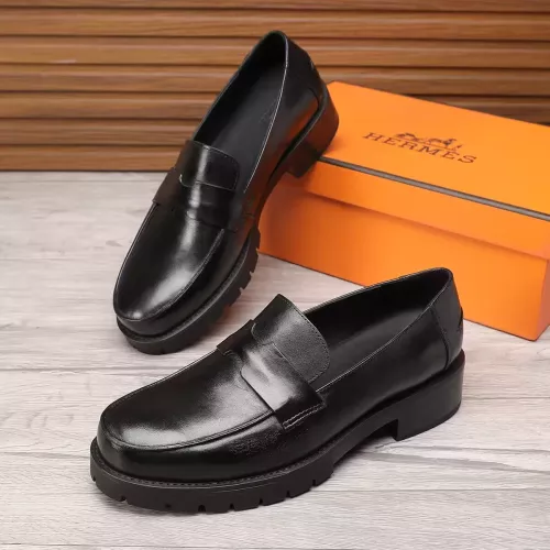 Cheap Hermes Leather Shoes For Men #1329631, $$96.00 USD On Hermes Leather Shoes