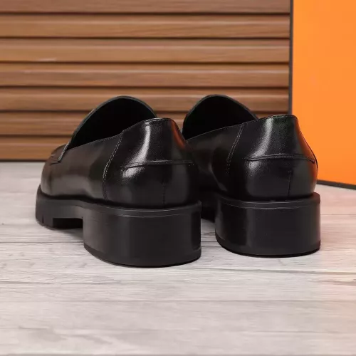 Replica Hermes Leather Shoes For Men #1329631 $96.00 USD for Wholesale