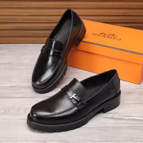 Cheap Hermes Leather Shoes For Men #1329633, $$96.00 USD On Hermes Leather Shoes