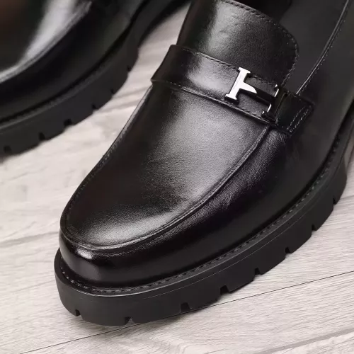 Replica Hermes Leather Shoes For Men #1329633 $96.00 USD for Wholesale