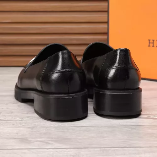 Replica Hermes Leather Shoes For Men #1329633 $96.00 USD for Wholesale