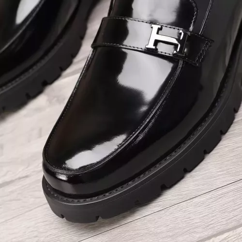 Replica Hermes Leather Shoes For Men #1329634 $96.00 USD for Wholesale