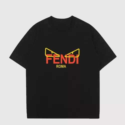 Cheap Fendi T-Shirts Short Sleeved For Unisex #1329698, $$27.00 USD On Fendi T-Shirts