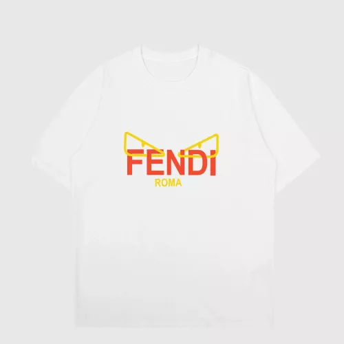 Cheap Fendi T-Shirts Short Sleeved For Unisex #1329699, $$27.00 USD On Fendi T-Shirts