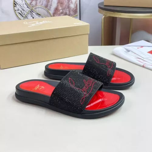 Replica Christian Louboutin CL Slippers For Men #1329700 $60.00 USD for Wholesale