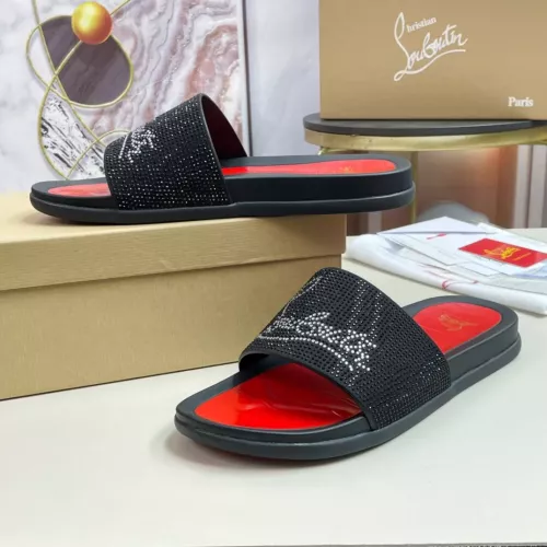 Replica Christian Louboutin CL Slippers For Men #1329701 $60.00 USD for Wholesale