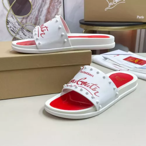 Replica Christian Louboutin CL Slippers For Men #1329702 $60.00 USD for Wholesale