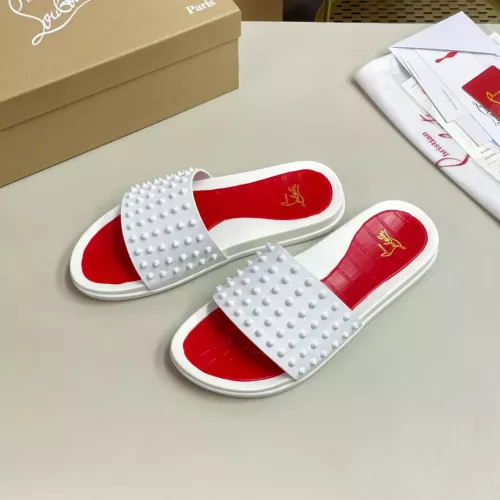 Cheap Christian Louboutin CL Slippers For Men #1329706, $$60.00 USD On Christian Louboutin CL Slippers