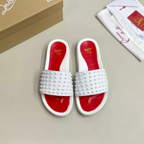 Replica Christian Louboutin CL Slippers For Men #1329706 $60.00 USD for Wholesale