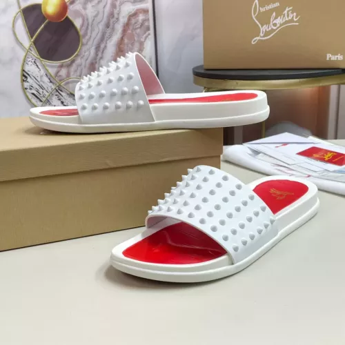 Replica Christian Louboutin CL Slippers For Men #1329706 $60.00 USD for Wholesale