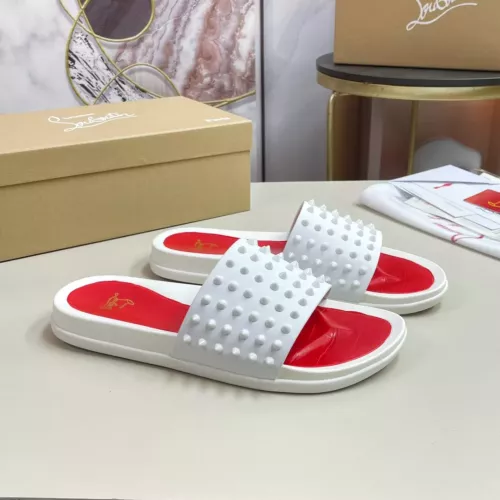 Replica Christian Louboutin CL Slippers For Men #1329706 $60.00 USD for Wholesale