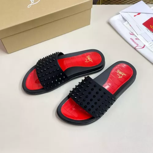 Cheap Christian Louboutin CL Slippers For Men #1329707, $$60.00 USD On Christian Louboutin CL Slippers