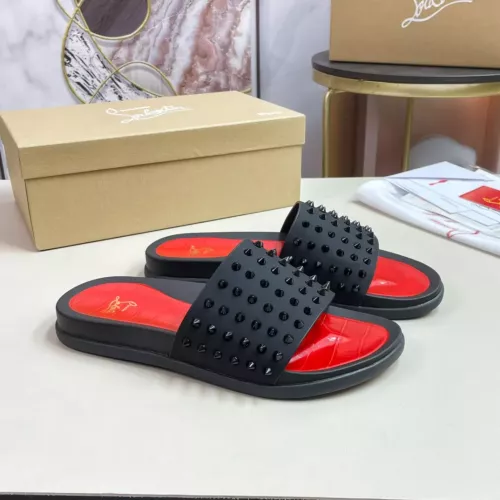 Replica Christian Louboutin CL Slippers For Men #1329707 $60.00 USD for Wholesale