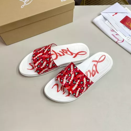 Cheap Christian Louboutin CL Slippers For Men #1329712, $$52.00 USD On Christian Louboutin CL Slippers