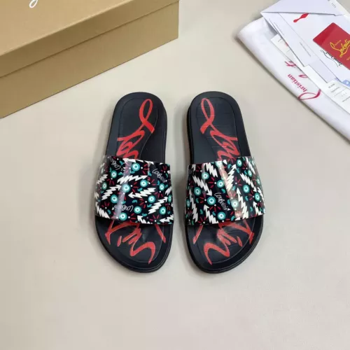 Replica Christian Louboutin CL Slippers For Men #1329713 $52.00 USD for Wholesale