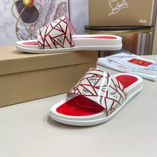 Replica Christian Louboutin CL Slippers For Men #1329716 $52.00 USD for Wholesale