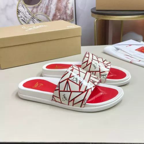 Replica Christian Louboutin CL Slippers For Men #1329716 $52.00 USD for Wholesale