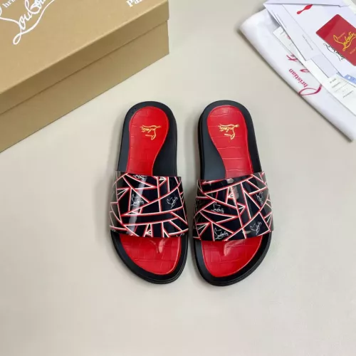 Replica Christian Louboutin CL Slippers For Men #1329717 $52.00 USD for Wholesale