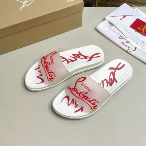 Cheap Christian Louboutin CL Slippers For Men #1329720, $$52.00 USD On Christian Louboutin CL Slippers