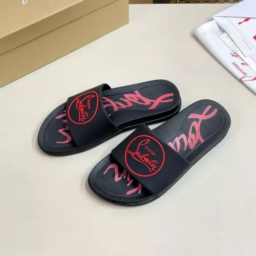 Cheap Christian Louboutin CL Slippers For Men #1329722, $$52.00 USD On Christian Louboutin CL Slippers