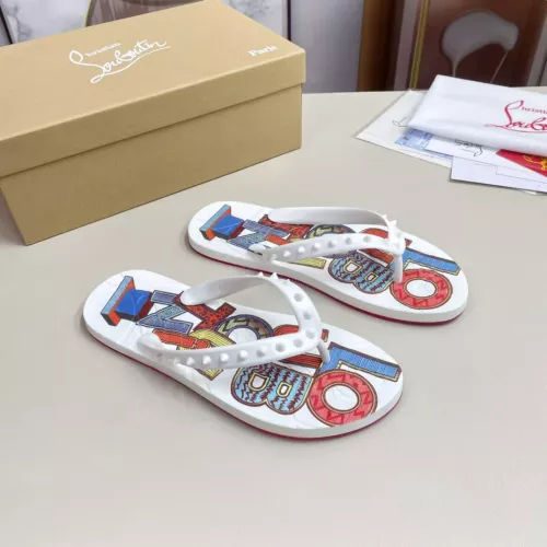 Cheap Christian Louboutin CL Slippers For Men #1329727, $$48.00 USD On Christian Louboutin CL Slippers