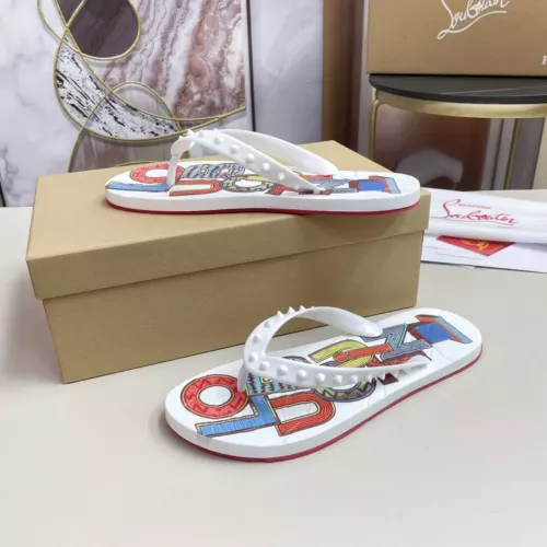 Replica Christian Louboutin CL Slippers For Men #1329727 $48.00 USD for Wholesale
