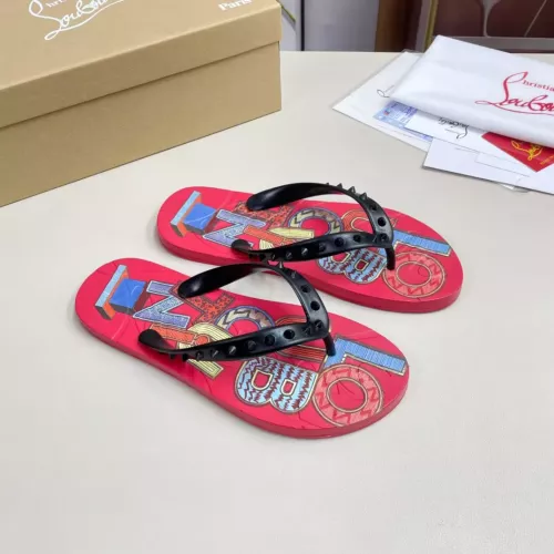 Cheap Christian Louboutin CL Slippers For Men #1329728, $$48.00 USD On Christian Louboutin CL Slippers