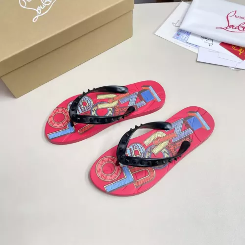 Replica Christian Louboutin CL Slippers For Men #1329728 $48.00 USD for Wholesale