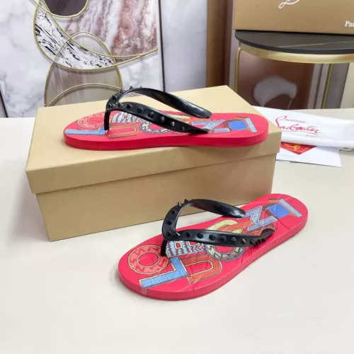 Replica Christian Louboutin CL Slippers For Men #1329728 $48.00 USD for Wholesale