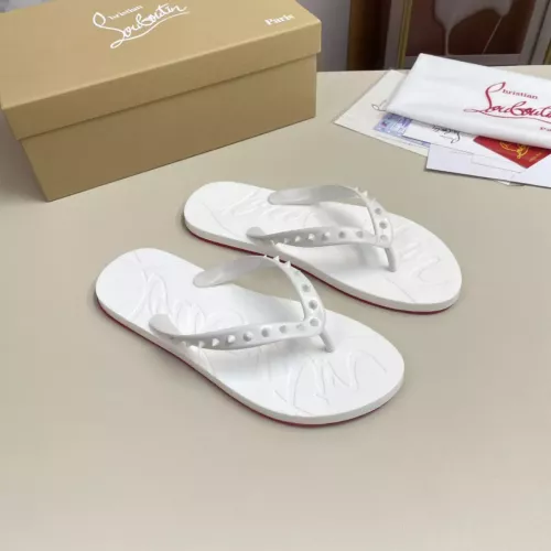 Cheap Christian Louboutin CL Slippers For Men #1329731, $$45.00 USD On Christian Louboutin CL Slippers