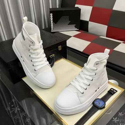 Replica Dsquared High Tops Shoes For Men #1329749 $82.00 USD for Wholesale