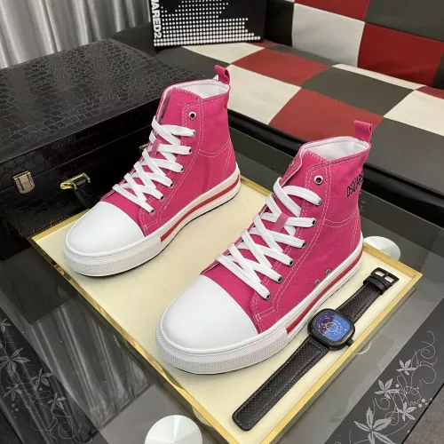 Replica Dsquared High Tops Shoes For Men #1329772 $82.00 USD for Wholesale