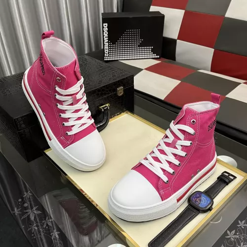 Replica Dsquared High Tops Shoes For Women #1329774 $82.00 USD for Wholesale