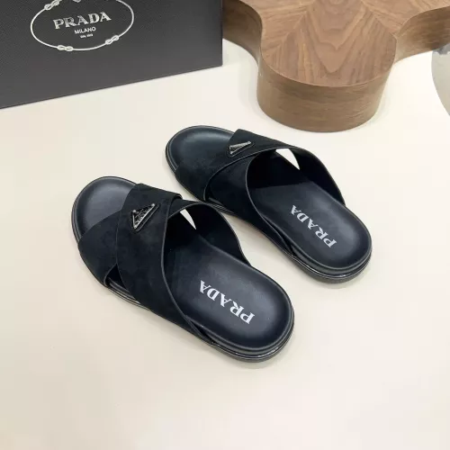 Replica Prada Slippers For Men #1329873 $92.00 USD for Wholesale