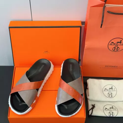 Replica Hermes Slippers For Men #1329887 $68.00 USD for Wholesale
