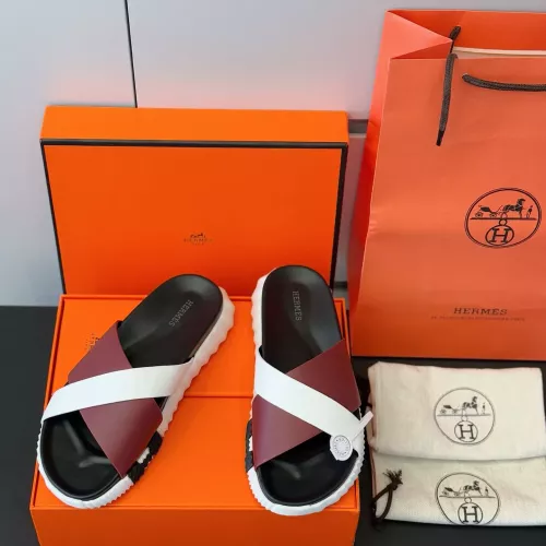 Replica Hermes Slippers For Men #1329888 $68.00 USD for Wholesale