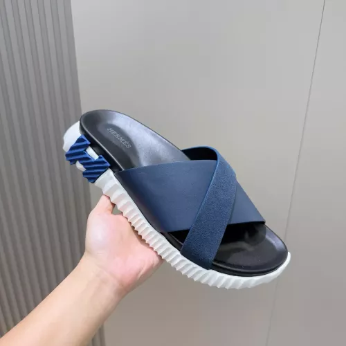 Replica Hermes Slippers For Men #1329890 $68.00 USD for Wholesale