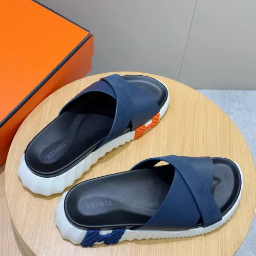 Replica Hermes Slippers For Men #1329890 $68.00 USD for Wholesale