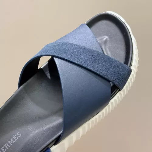 Replica Hermes Slippers For Men #1329890 $68.00 USD for Wholesale