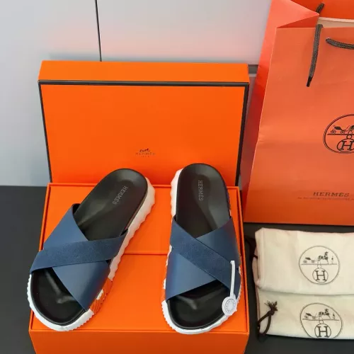 Replica Hermes Slippers For Men #1329890 $68.00 USD for Wholesale