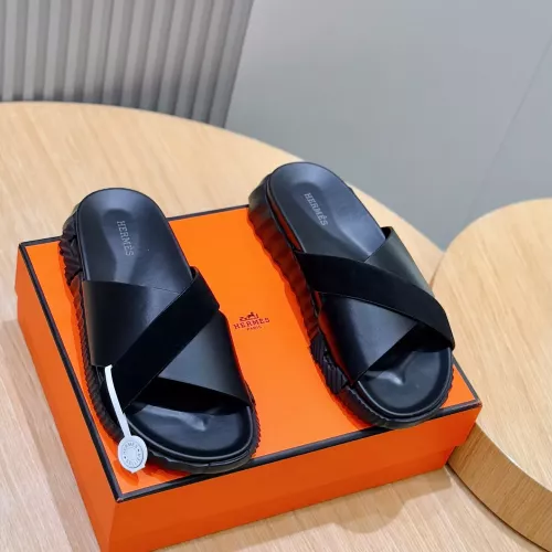 Replica Hermes Slippers For Men #1329891 $68.00 USD for Wholesale