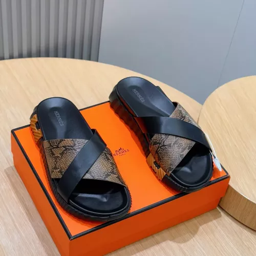 Replica Hermes Slippers For Men #1329892 $68.00 USD for Wholesale