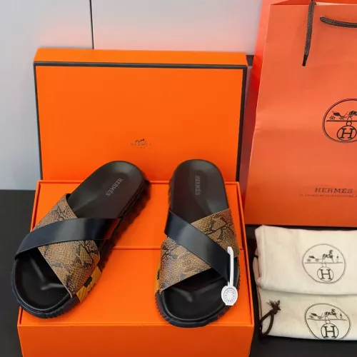 Replica Hermes Slippers For Men #1329892 $68.00 USD for Wholesale