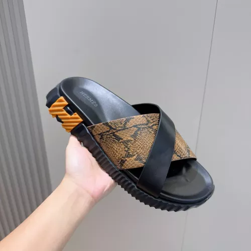 Replica Hermes Slippers For Men #1329892 $68.00 USD for Wholesale