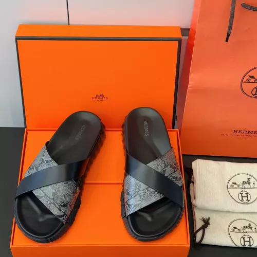 Replica Hermes Slippers For Men #1329893 $68.00 USD for Wholesale