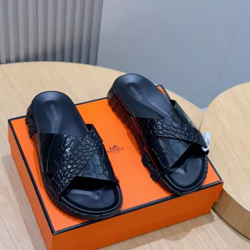 Replica Hermes Slippers For Men #1329895 $68.00 USD for Wholesale