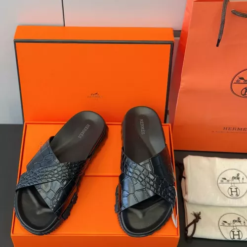 Replica Hermes Slippers For Men #1329895 $68.00 USD for Wholesale