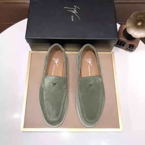 Replica Giuseppe Zanotti GZ Leather Shoes For Men #1329906 $102.00 USD for Wholesale